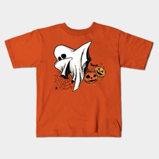 Ghost Halloween Dab Dance Kids T-Shirt